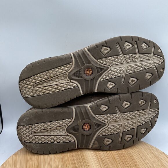 Nunn Bush Mens 10.5 M Brown Leather Suede Slip On Loafers Walking Shoes - Picture 10 of 10